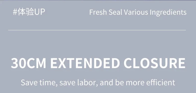 Seladora a vácuo elétrica automática Gleff para embalar alimentos, com tampa transparente e painel de controle digital.