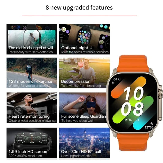Smartwatch T900 Ultra 2 - Gleff