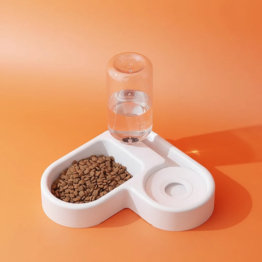 Comedouro e bebedouro automático 2 em 1 para pets, tigela multifuncional da marca Gleff, destacando-se pela praticidade e design.