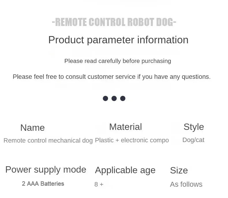 Robô cachorro controle remoto DIY Gleff, brinquedo educativo STEM com detalhes coloridos e design divertido.