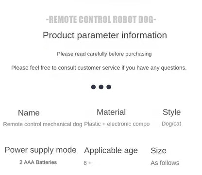 Robô cachorro controle remoto DIY Gleff, brinquedo educativo STEM com detalhes coloridos e design divertido.