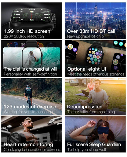 Smartwatch T900 Ultra 2 - Gleff